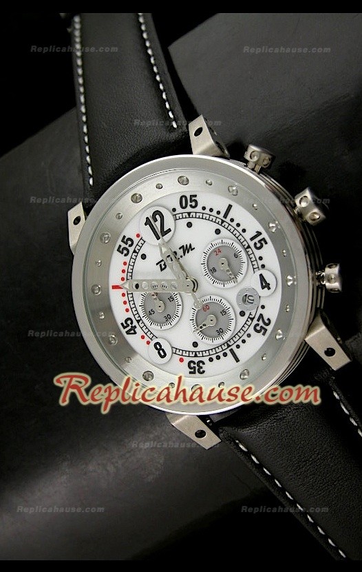 B.R.M V Series Japanese White Dial Montre