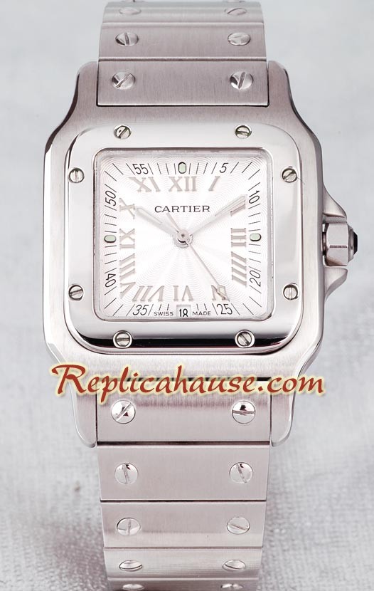 Cartier Replique Santos Quartz- Hommes