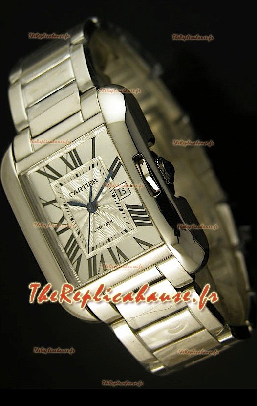 Cartier Tank Anglaise Montre Suisse de Taille Moyenne - Montre Copie Exacte 1:1