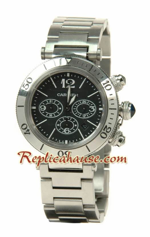 Cartier Pasha Seatimer Suisse Structure Japonais Quartz Movement Montre