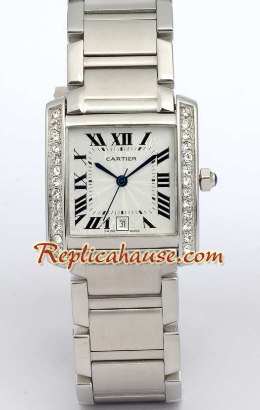 Cartier Tank Francaise Grand Modele Hommes