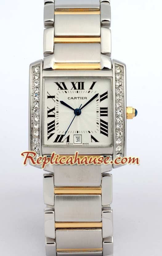 Cartier Tank Francaise Grand Modele Hommes