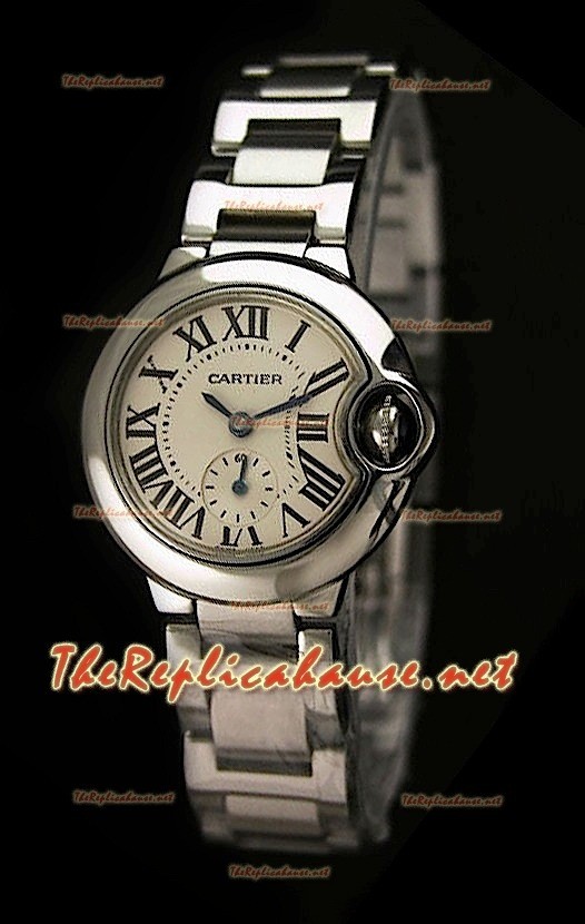 Ballon De Cartier Montre Femmes en Acier Inoxydable