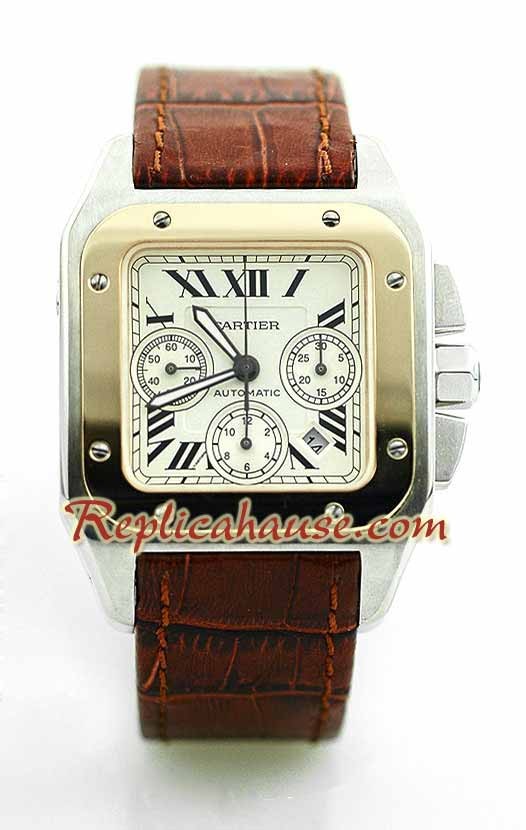 Cartier Santos 100 Chronograph Montre Suisse