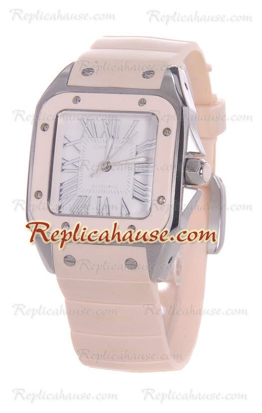 Cartier Santos 100 Montre Suisse Replique Femmes