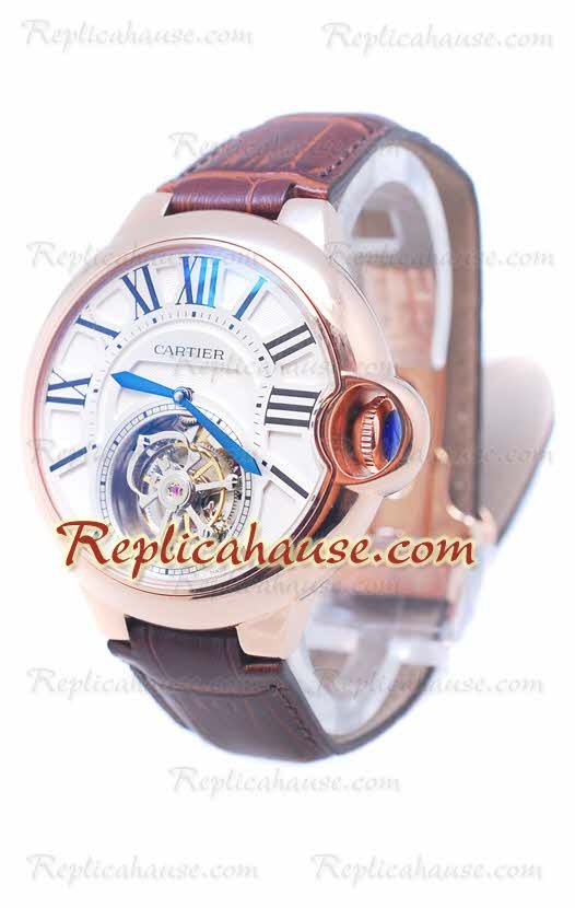 Cartier Ballon de Bleu Flyeng Tourbillon Rose Gold Montre