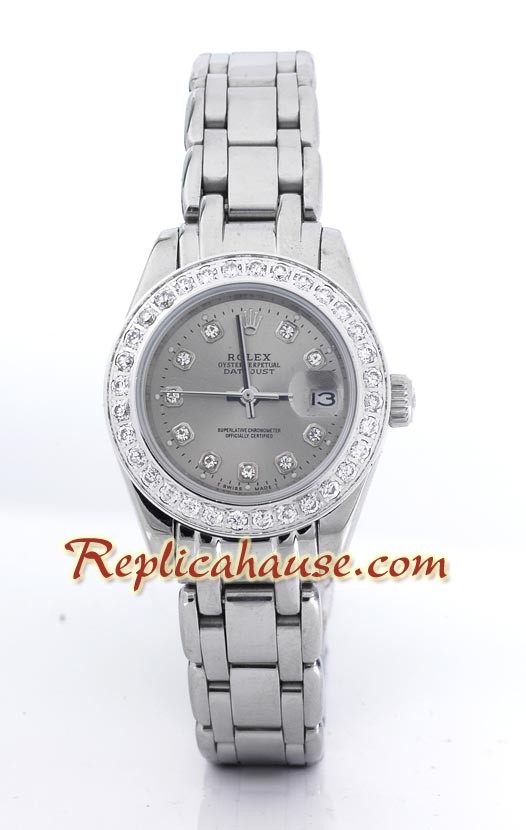 Rolex Replique DateJust - Silver Lady's