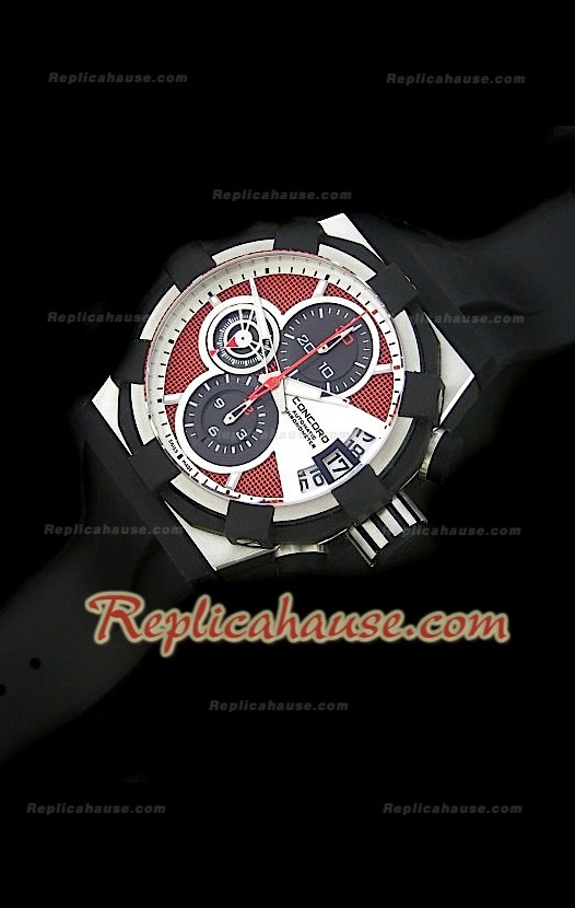 Concord C1 Swiss Replica Montre avec Cadran Rouge
