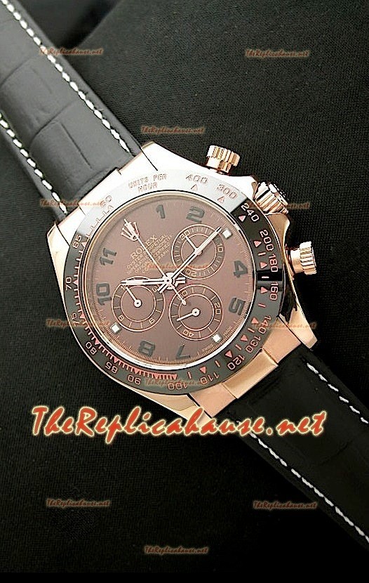 Rolex Daytona Monobloc Cerachrome Everose Montre Suisse - 1:1 Mirror Replica