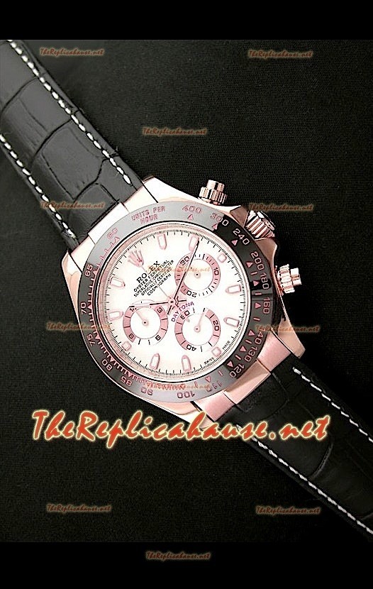 Rolex Daytona Monobloc Cerachrome Everose Montre Suisse - 1:1 Mirror Replica