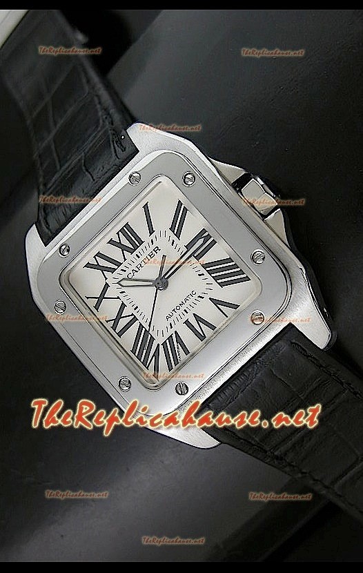 Cartier Santos 100 Montre Taille Moyenne - 1:1 Ultimate Replica Montre
