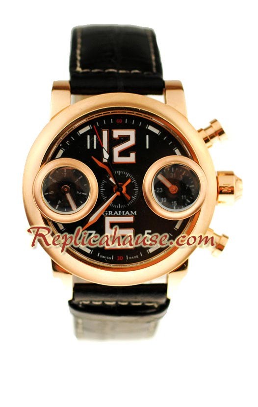 Graham Swordfish Pink d' or Montre Replique