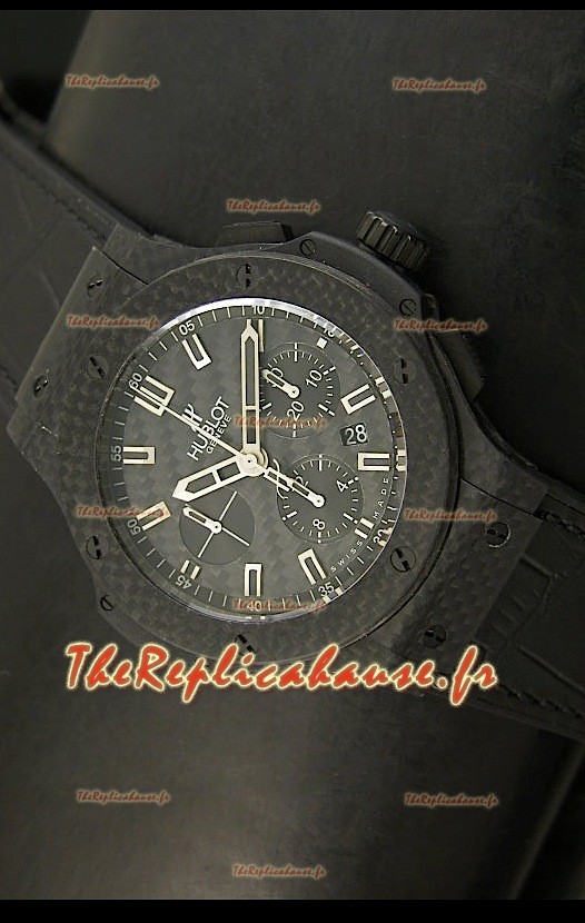 Hublot Big Bang Tout en Carbonne Reproduction Montre Suisse - Copie Exacte 1:1