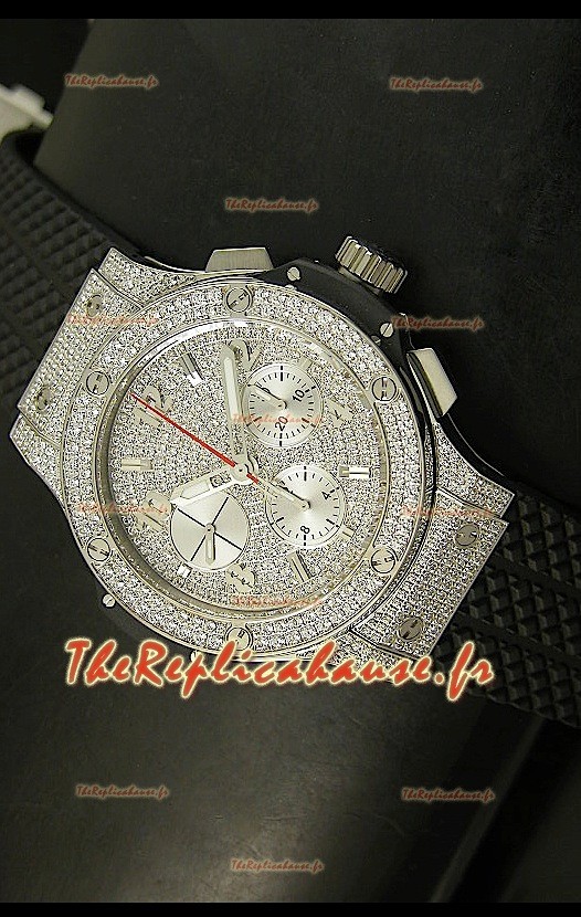 Hublot Big Bang Edition Bling Reproduction Montre Suisse - Boitier en Titane