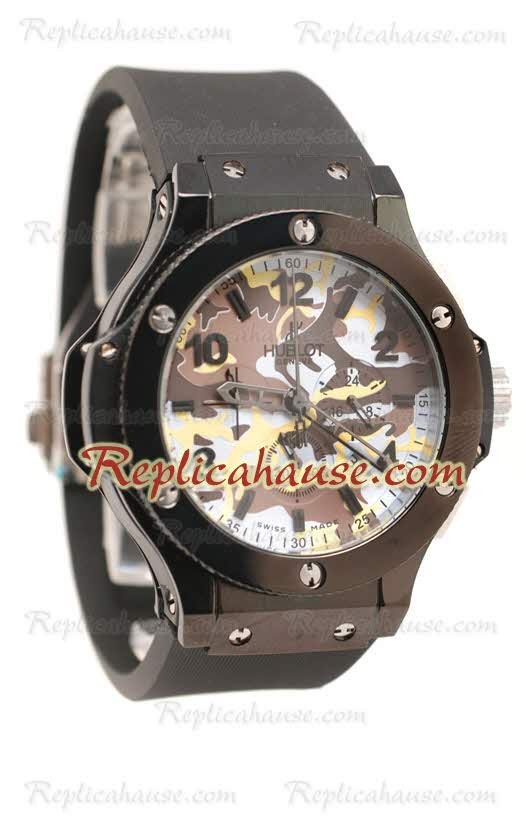 Hublot Big Bang Montre Replique Army Dial 48MM
