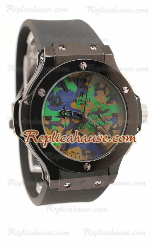 Hublot Big Bang Montre Replique Army Dial 48MM
