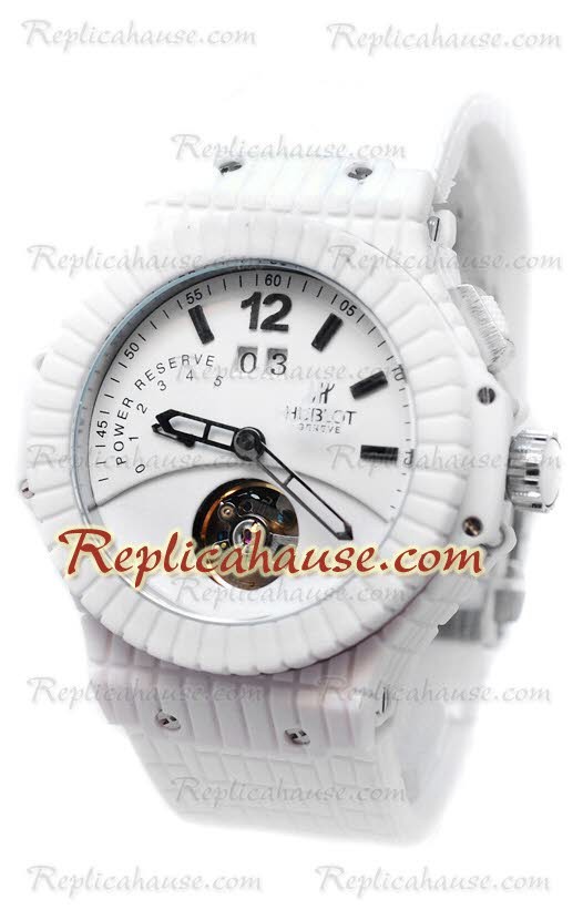 Hublot Big Bang Rubber Mat Tourbillon Power Reserve Montre