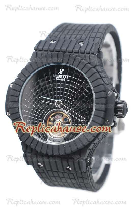 Hublot Noir Caviar Tourbillon Montre