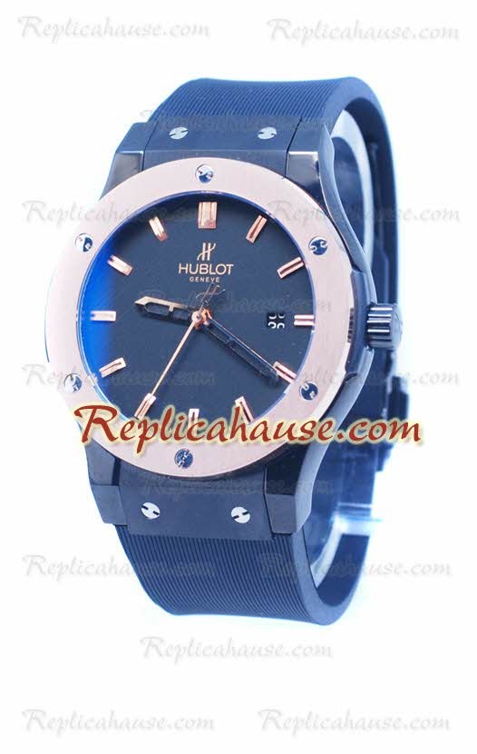 Hublot Classic Fusion Rose Gold Bezel Montre