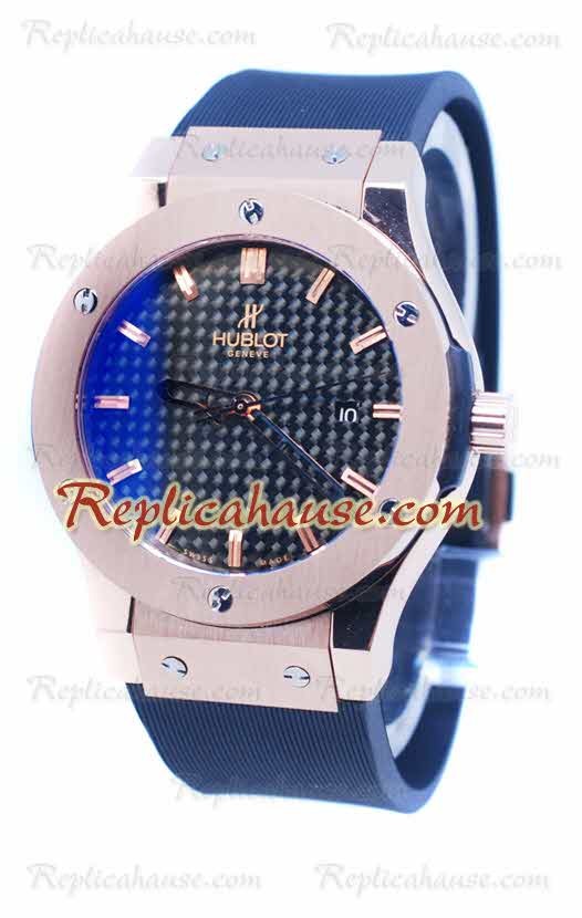Hublot Classic Fusion Rose Gold Carbon Cadran Montre