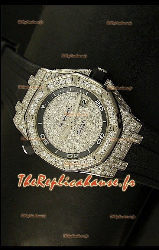 Montre Audemars Piguet Royal Oak Offshore Diver - Édition Iced Out