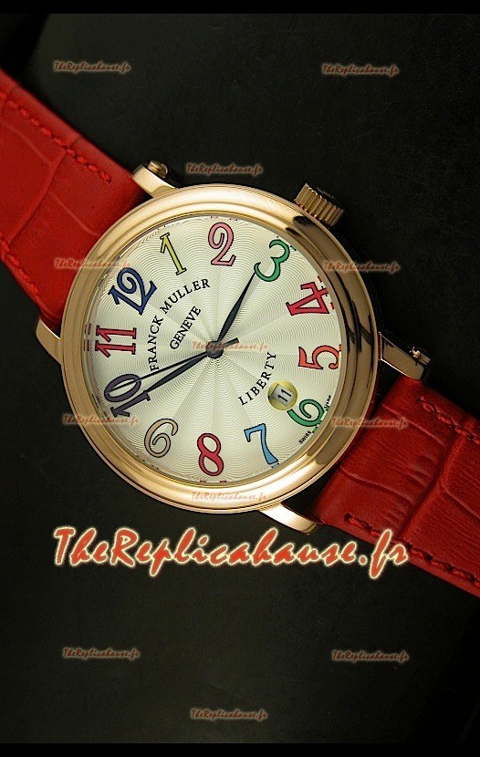 Montre japonaise Franck Muller Master of Complications Liberty avec chiffres arabes