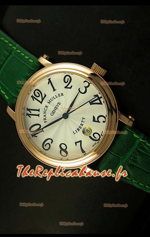 Montre japonaise Franck Muller Master of Complications Liberty sur bracelet vert