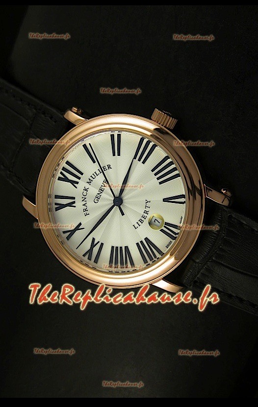 Montre japonaise Franck Muller Master of Complications Liberty sur bracelet noir