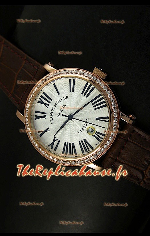 Montre japonaise Franck Muller Master of Complications Liberty sur bracelet brun