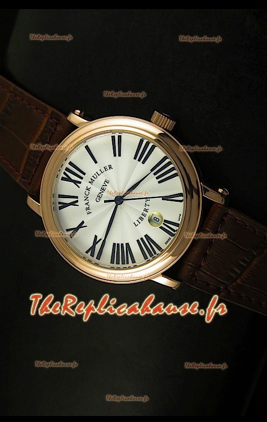 Montre japonaise Franck Muller Master of Complications Liberty avec chiffres noirs