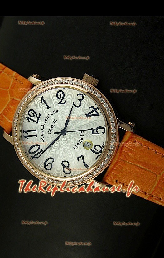 Montre japonaise Franck Muller Master of Complications Liberty avec chiffres noirs