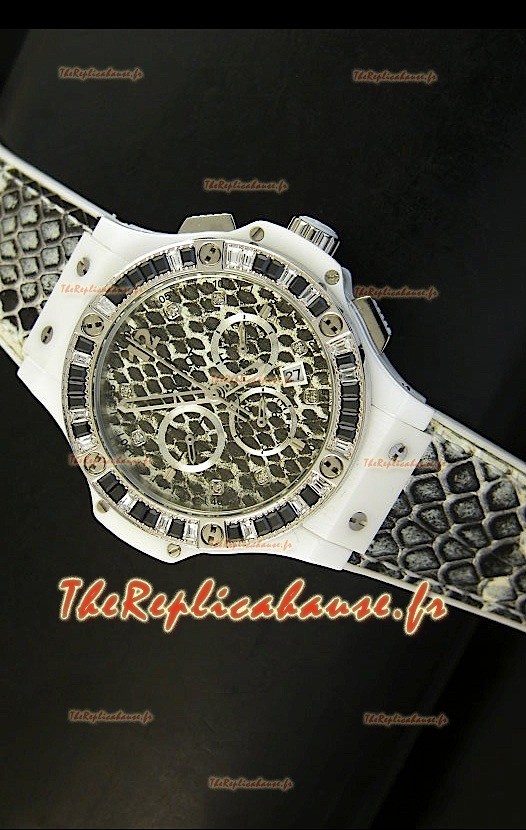 Montre Hublot Big Bang Snow Leopard Édition MARIA HOFL -RIESCH Edition 34mm