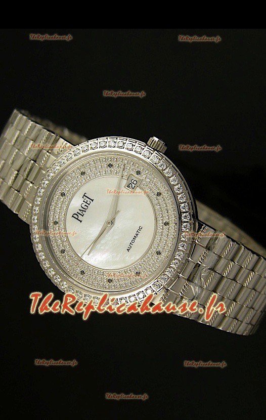 Réplique de montre suisse automatique Piaget Altiplano en acier inoxydable