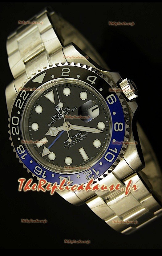 Réplique de montre suisse Rolex GMT Masters II - Réplique de montre miroir 1:1