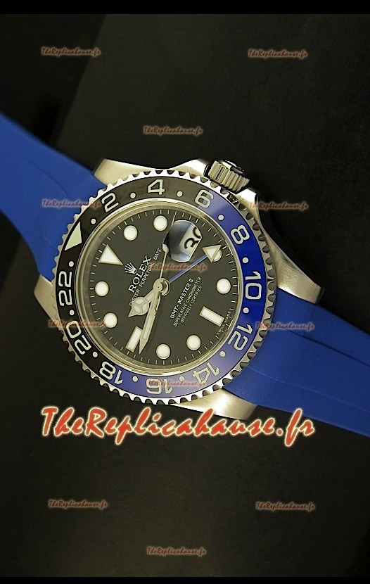 Réplique de montre suisse Rolex GMT Masters II - Réplique de montre miroir 1:1