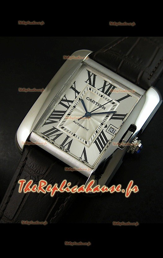 Cartier Tank Reproduction Montre Suisse Montre Reproduction Exacte 1:1 - Revêtement en Acier