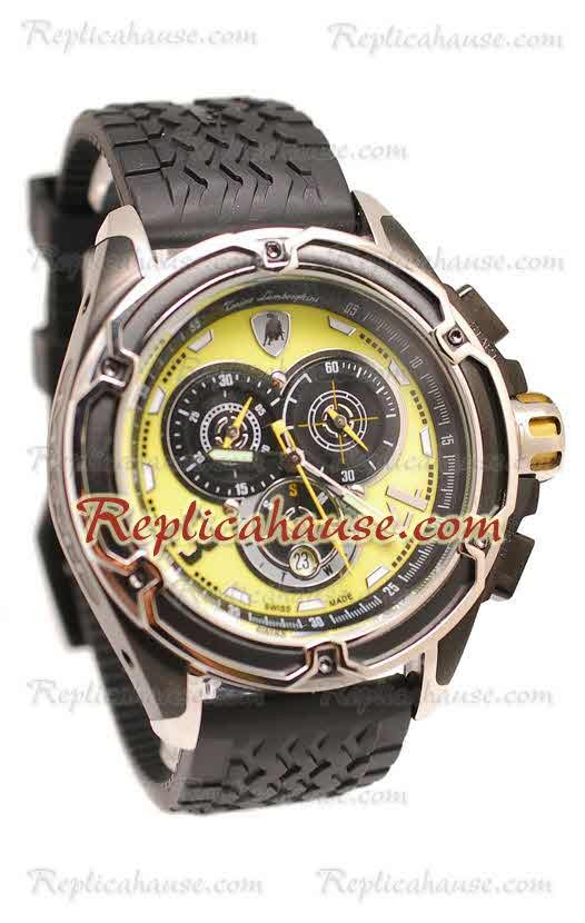 Lamborghini Mesh Chronograph Japonais Montre Replique