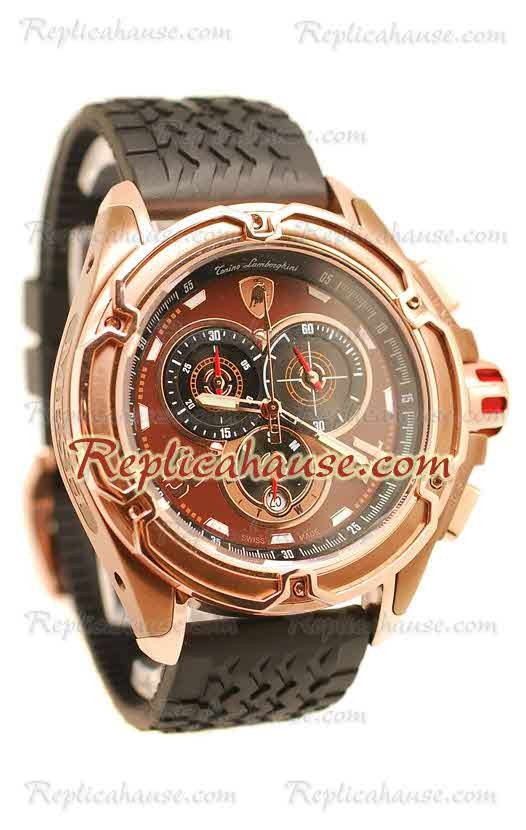Lamborghini Mesh Chronograph Japonais Montre Replique