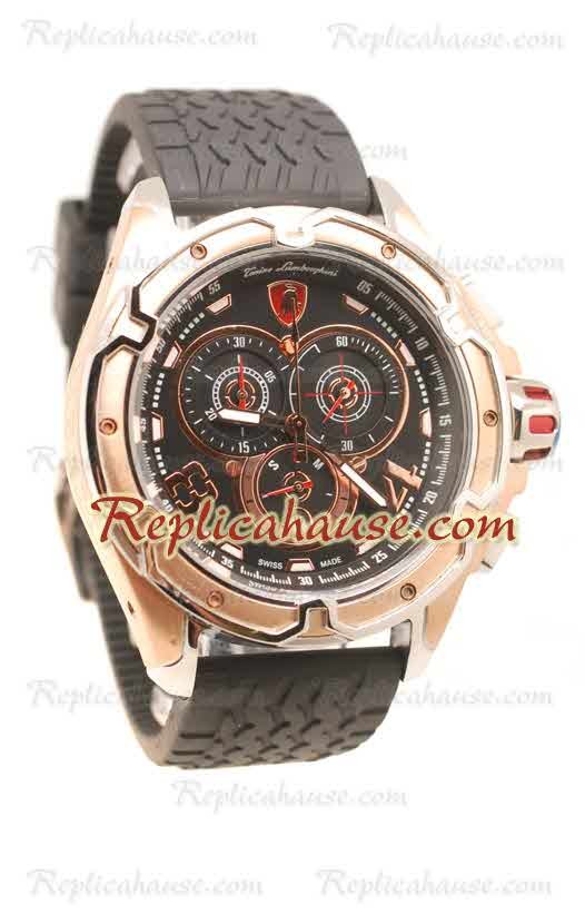 Lamborghini Mesh Chronograph Japonais Montre Replique