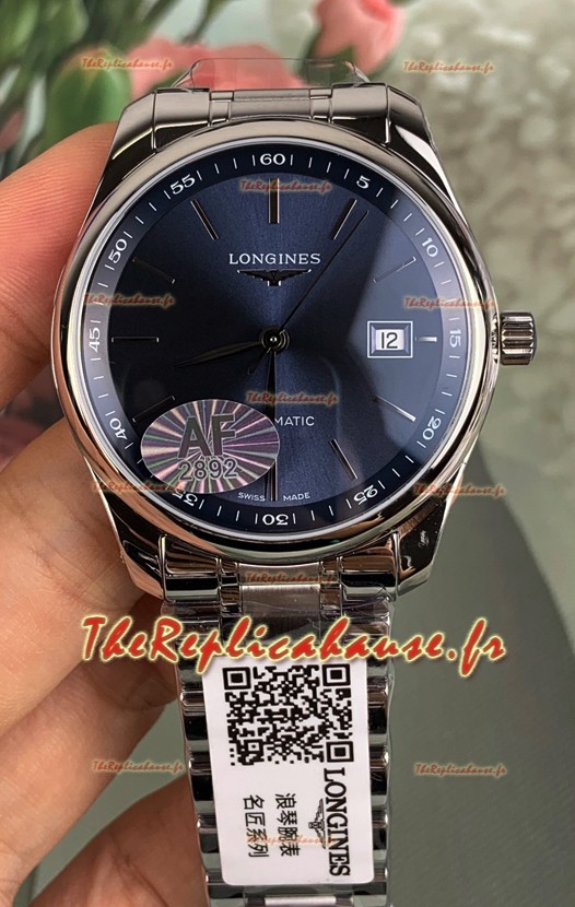 Montre Longines Master Automatic à cadran bleu Super Clone