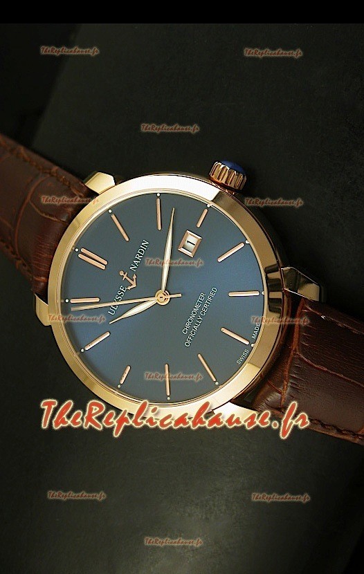Réplique de montre japonaise automatique Ulysse Nardin Classico