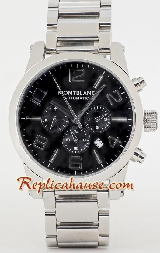Mont Blanc Replique Timewalker - Black Dial