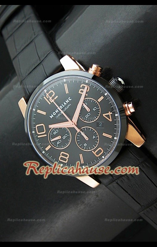 Mont Blanc Timewalker Swiss Replica Montre - 1:1 Mirror Copy