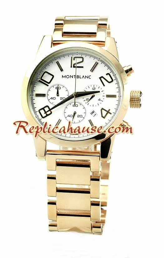 Mont Blanc Timewalker d' or Montre Replique