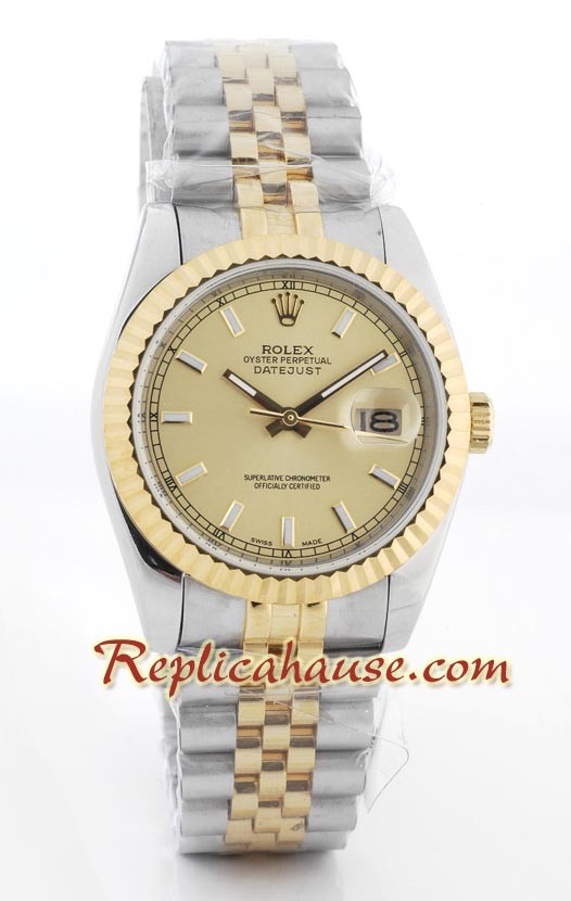 Rolex Replique Datejust Montre - Two Tone