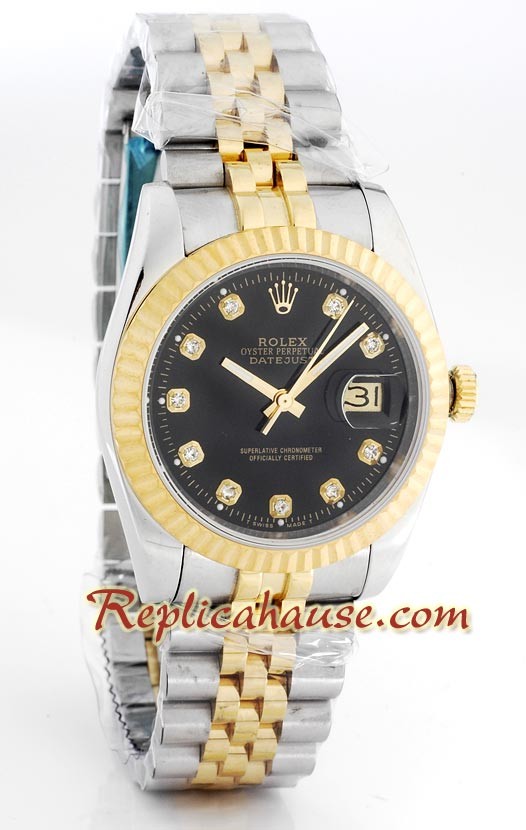 Rolex Replique Datejust Montre - Two Tone