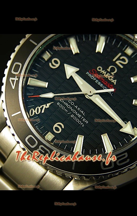 Omega SeaMaster SKYFALL Lunette en Céramique - Montre Suisse d'une Qualité de Reproduction Exacte 1:1