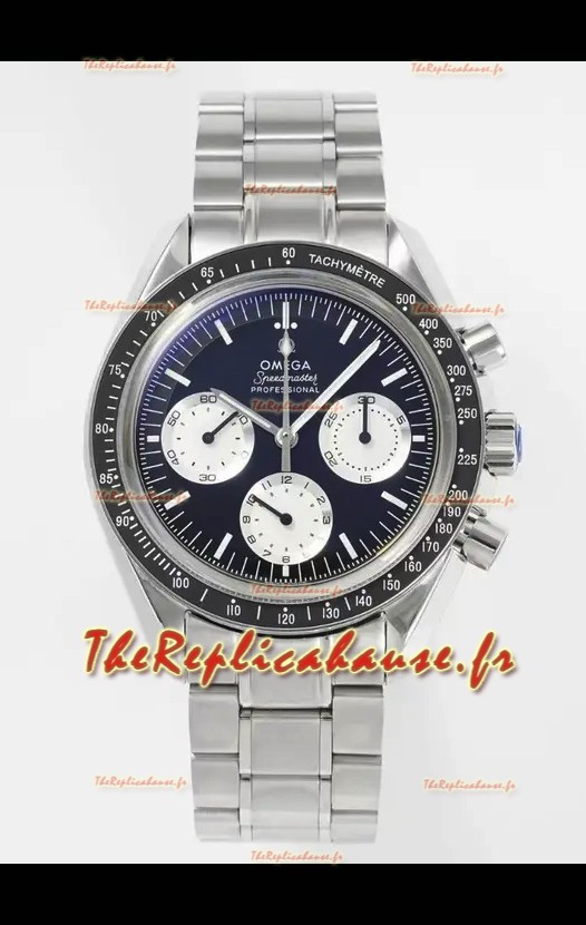Montre Omega Speedmaster Moonwatch à cadran bleu 42 mm Super Clone