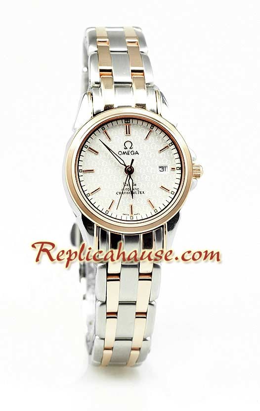 Omega Deville Suisse Femmes Pink d' or Montre Replique