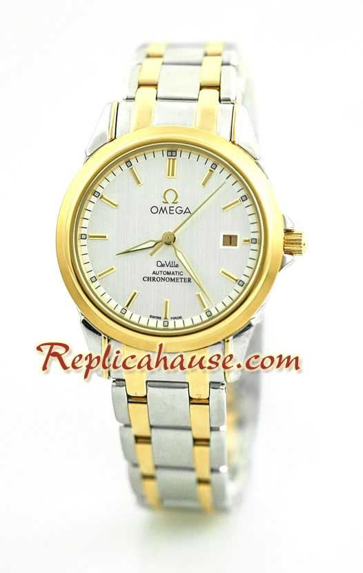 Omega SeaMaster DeVille Montre Suisse Replique - Yellow d' or